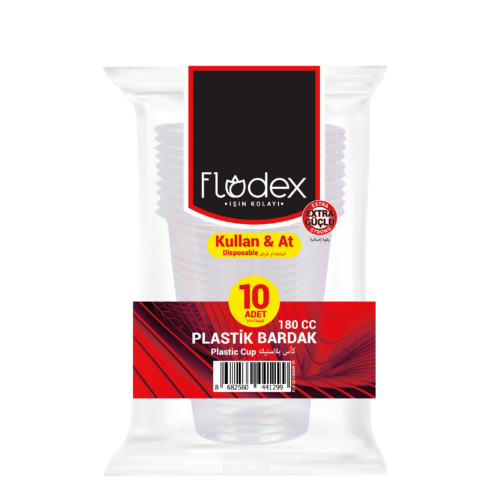 Plastik Bardak 180cc (Şeffaf)